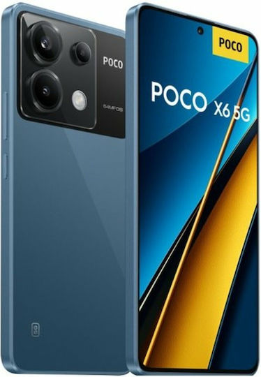 Xiaomi Poco X6 5G Dual SIM (8/256GB) Μπλε