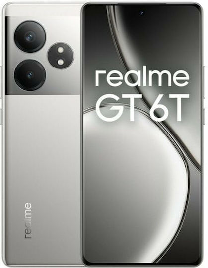 Realme GT 6T 5G Dual SIM (8/256GB) Ασημί