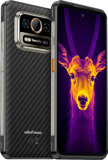 Ulefone Armor 25T Pro 5G Dual SIM (6GB/256GB) Resistant Smartphone Frost Black