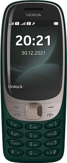 Nokia 6310 2021 Dual SIM Mobile with Buttons (English Menu) Green