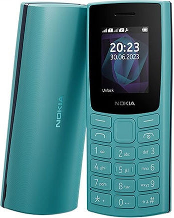 Nokia 105 4G (2023) Dual SIM Mobile with Buttons (English Menu) Blue