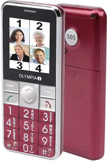 Olympia Lux Dual-SIM Handy mit Großen Tasten Schwarz