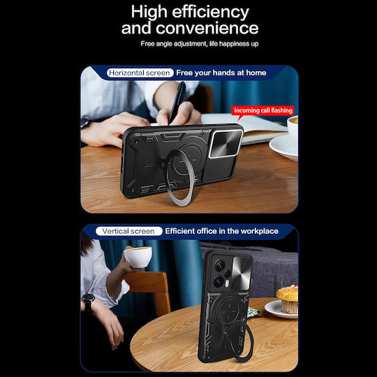 Techsuit Camguard Pro Back Cover Σιλικόνης Μαύρο (Google Pixel 9 / 9 Pro)