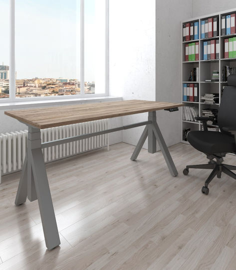 ErgoAction Klappbar Schreibtischbasis aus Metall Gray 179x71.5x71cm