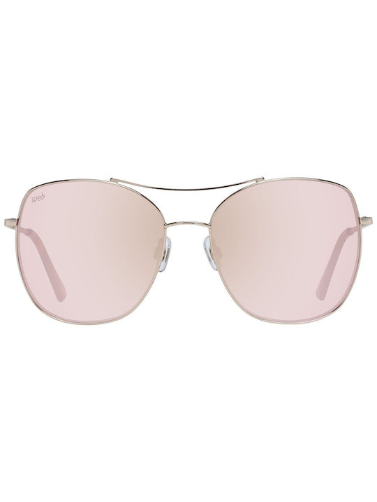 Web WE0245 28G Sunglasses with Rose Gold Metal Frame WE0245 28G