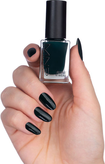 Mesauda Milano Shine N’wear Glossy Βερνίκι Νυχιών Μακράς Διαρκείας 264 Evergreen 10ml