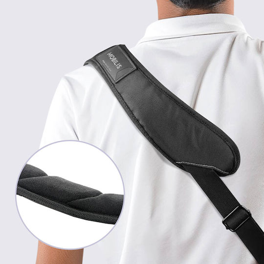 Mobilis Tablet Pc Shoulder Strap Two Carrying Hooks Stand-up Grip Black