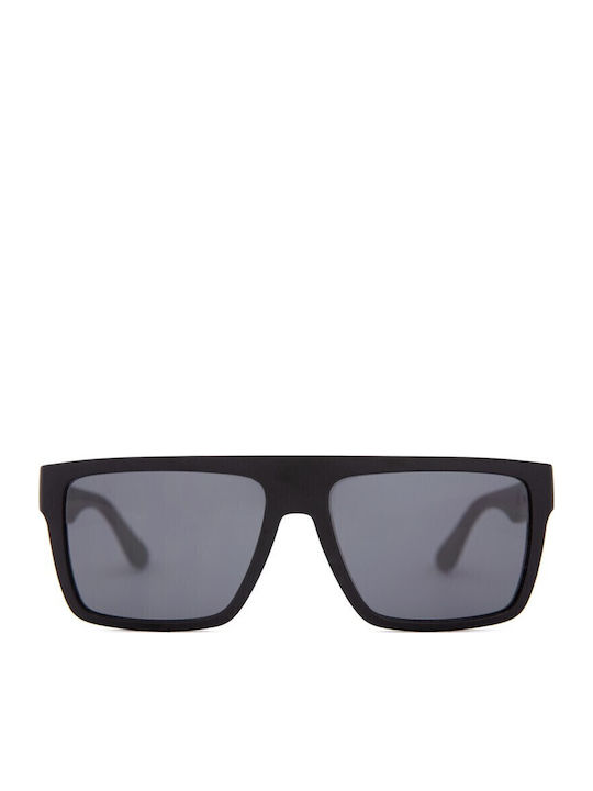 Tommy Hilfiger Unisex Ochelari De Soare Cu Ramă Neagră Din Plastic Și Lentile Gri