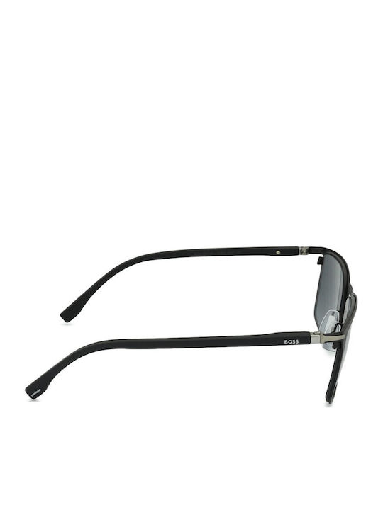 Boss Men's Sunglasses with Black Frame and Black Lens 1004_S_IT