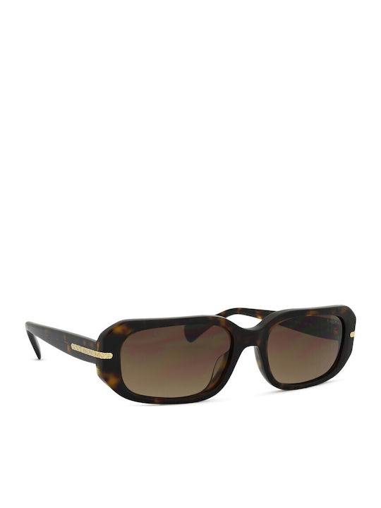 Ralph Lauren Women's Sunglasses with Brown Tartaruga Plastic Frame and Brown Gradient Lens RA5311U-500313