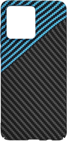 Techsuit Carbon Back Cover Σιλικόνης Μπλε (Moto G84)