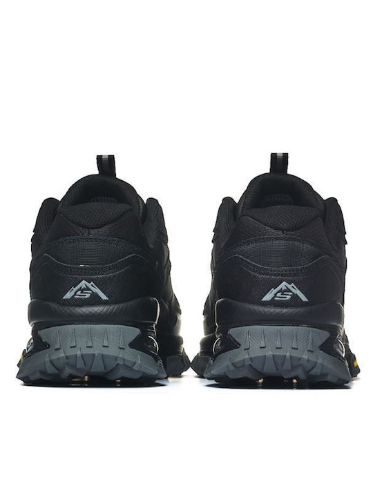 Skechers Envoy Ανδρικά Ορειβατικά Παπούτσια Μαύρα
