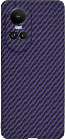 Techsuit Carbon Back Cover Σιλικόνης Μωβ (Oppo Reno10)