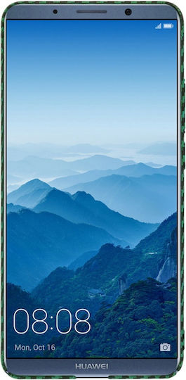 Techsuit Carbon Back Cover Silicone Green (Huawei Mate 10 Pro)
