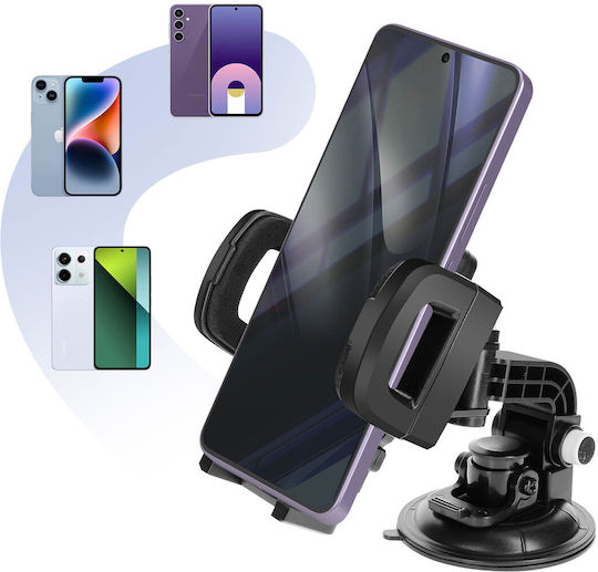 Avizar Auto-Halterung Smartphone Ultra Stabil Starre Verstellbare Halterung Schwarz