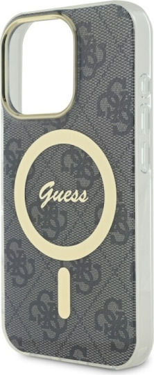Guess IML Umschlag Rückseite Kunststoff / Silikon Schwarz (iPhone 17 Pro / iPhone 16 Pro)