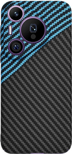 Techsuit Carbon Back Cover Silicone Blue (Huawei Pura 70 Pro)