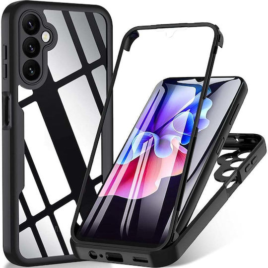 Techsuit Colorverse 360 Vollschutz Silikon Schwarz (Samsung Galaxy A16 - Techsuit)