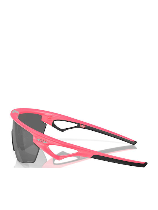 Oakley Sphaera Bărbătești Ochelari de soare cu Roz Cadru și Negru Lentilă OO9403-10