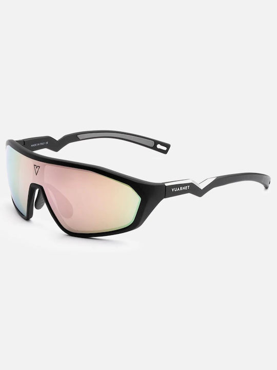 Vuarnet 2011 AIR 180 0002 2Y56 Men's Sunglasses with Black Plastic Frame and Black Lens VL201100022Y56