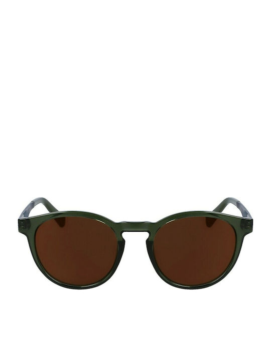 Calvin Klein Unisex Sunglasses with Green Plastic Frame and Brown Lens CKJ22643S 309