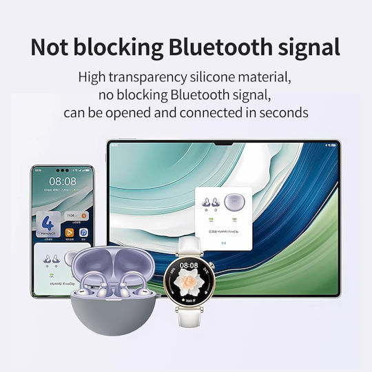 Techsuit Калъф с кука в Черен цвят за Huawei FreeClip