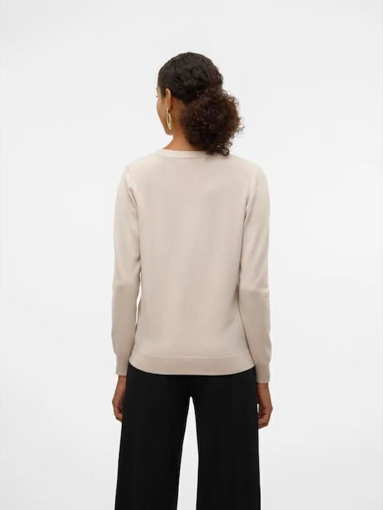 Long Women's Knitted Cardigan with Buttons Moonbeam