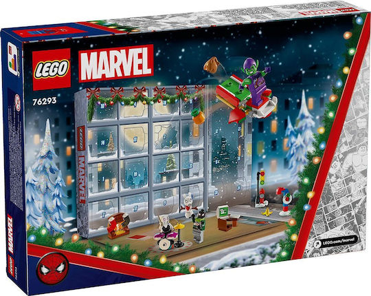 LEGO Super Heroes Spider-Man Advent Calendar 2024 for Ages 7+ 246 Pieces