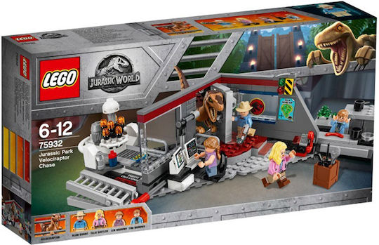 LEGO Jurassic World Jurassic Park Velociraptor Chase for 6 - 12 Years