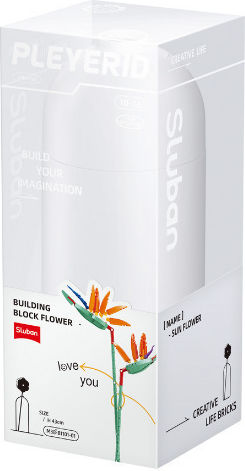 Sluban Building Blocks Pleyerid Flower of the Crane Strelitzia Reginae for 10+ Years 140 Pieces