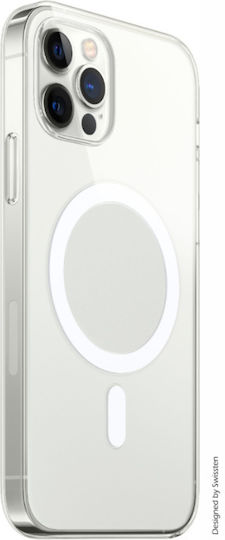 Swissten Umschlag Rückseite Silikon Transparent (iPhone 13)