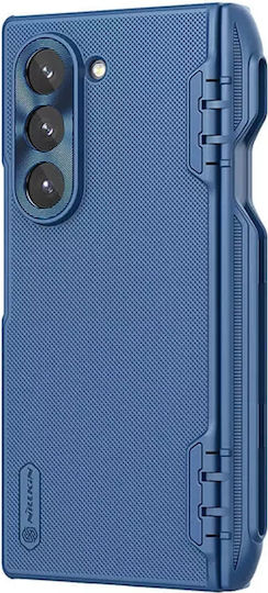 Nillkin Super Frosted Shield Umschlag Rückseite Silikon Blau (Galaxy Z Fold6)