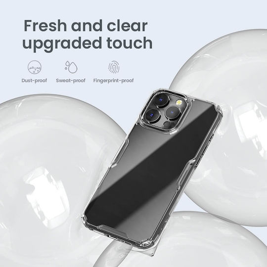 Nillkin Nature Tpu Pro Umschlag Rückseite Silikon mit Band Blau (iPhone 17 Pro Max / iPhone 17 Pro / iPhone 16 Pro Max)