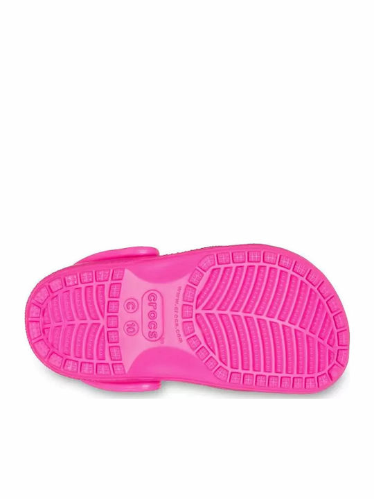 Classic Clog T Children's Anatomical Beach Shoes Fuchsia