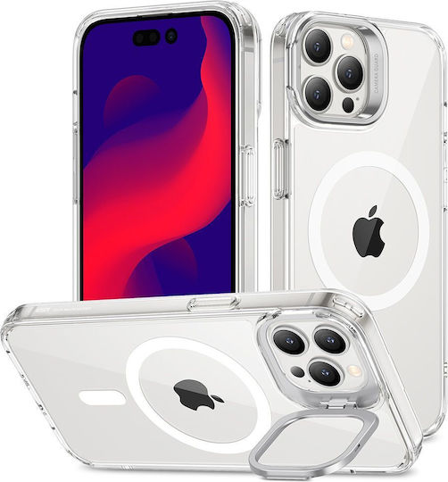 ESR Classic Kickstand Back Cover Silicon 1.3mm Magnetic Transparent (iPhone 14 Pro)