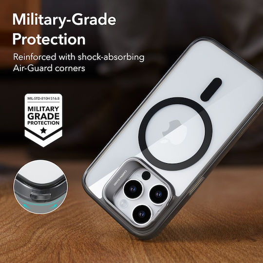 ESR Classic Kickstand Back Cover Silicon 1.3mm Magnetic Transparent (iPhone 14 Pro)