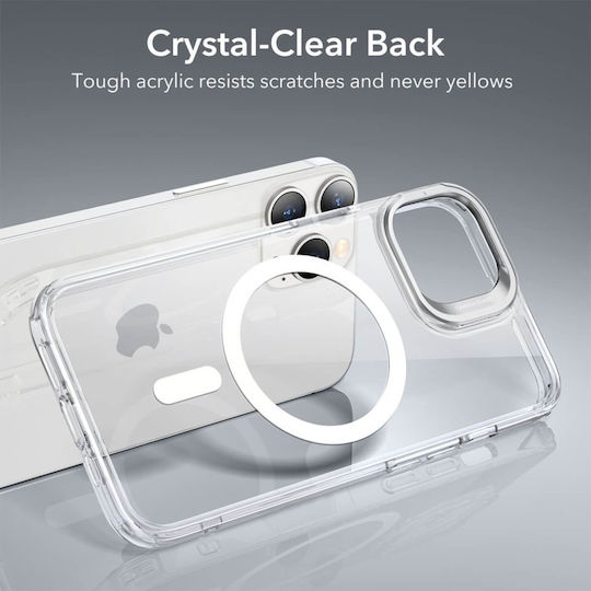 ESR Classic Kickstand Back Cover Silicon 1.3mm Magnetic Transparent (iPhone 14 Pro)