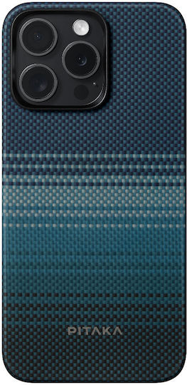 Pitaka Magez Back Cover Aramid Fiber 0.75mm Multicolour (iPhone 15 Pro Max)