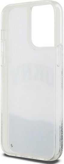 DKNY Liquid Back Cover Plastic / Silicon Alb (iPhone 15 Pro)