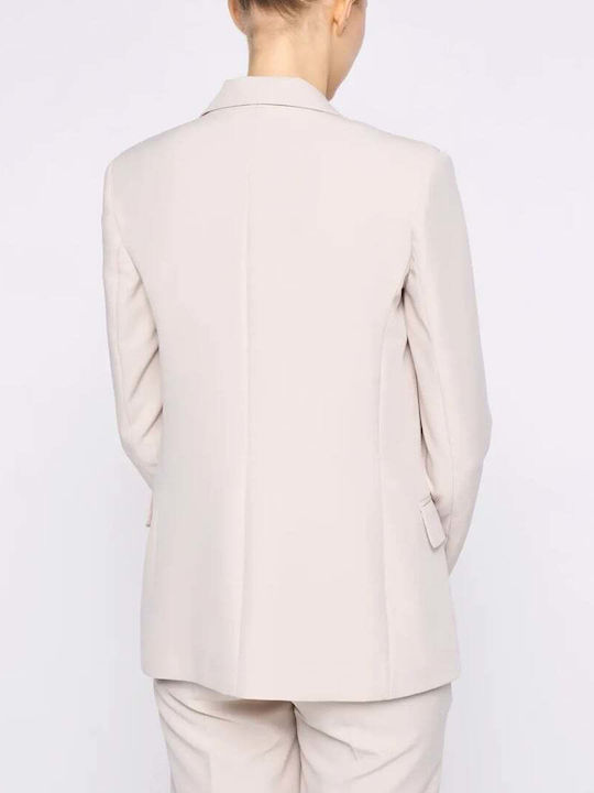 Silvian Heach Blazer pentru femei Sacou Beige