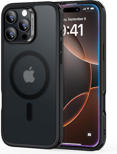 ESR Classic Hybrid Halolock Back Cover Silicone Durable Black (iPhone 16 Pro)