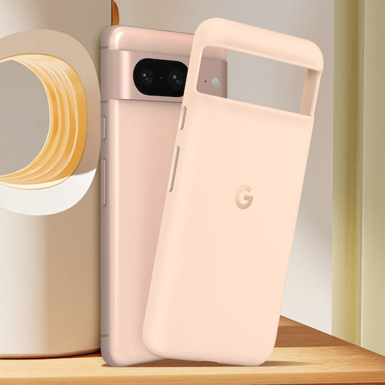 Google Back Cover Πλαστικό Ροζ (Google Pixel 8)