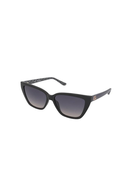 Guess 01b Women's Sunglasses with Black Plastic Frame and Black Gradient Lens GU7919 01B