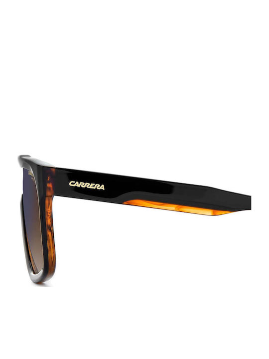 Carrera Men's Sunglasses with Brown Tartaruga Horn-Rimmed Frame and Grey Gradient Lenses 1061/S 37N/A8