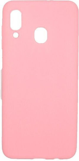 MATT Back Cover Σιλικόνης Ροζ (Galaxy A30)