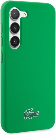 Lacoste Silicone Silicone Back Cover Πλαστικό / Σιλικόνης Πράσινο (Galaxy S23+)