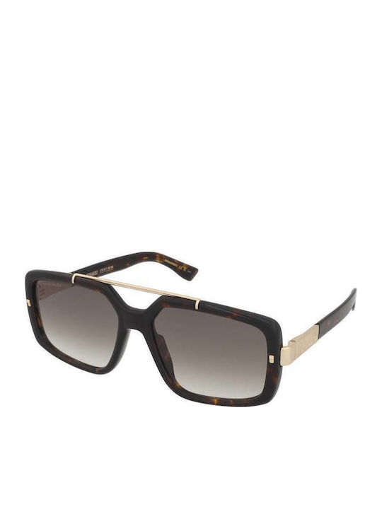 Dsquared2 Women's Sunglasses with Brown Tartaruga Frame and Brown Gradient Lens D20120/S 0869K