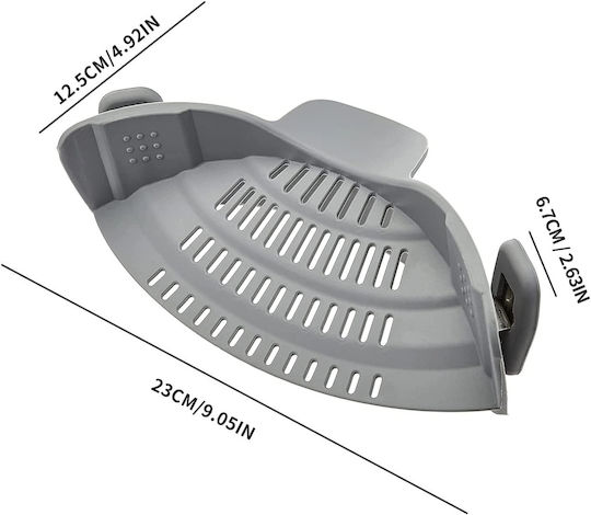 Silicone Strainer Grip Suitable Pots Bowls Pans Useful Pasta Spaghetti Meat