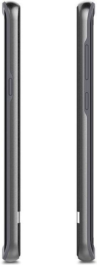 Moshi Napa Umschlag Rückseite Leder Schwarz (Galaxy S8+)