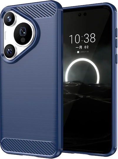 Techsuit Carbon Silikon Huawei Pura 70 Pro Blau
